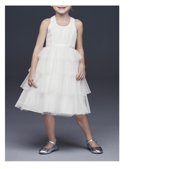 Flower Girl Dress with Heart Detail - Picture 2 of 14